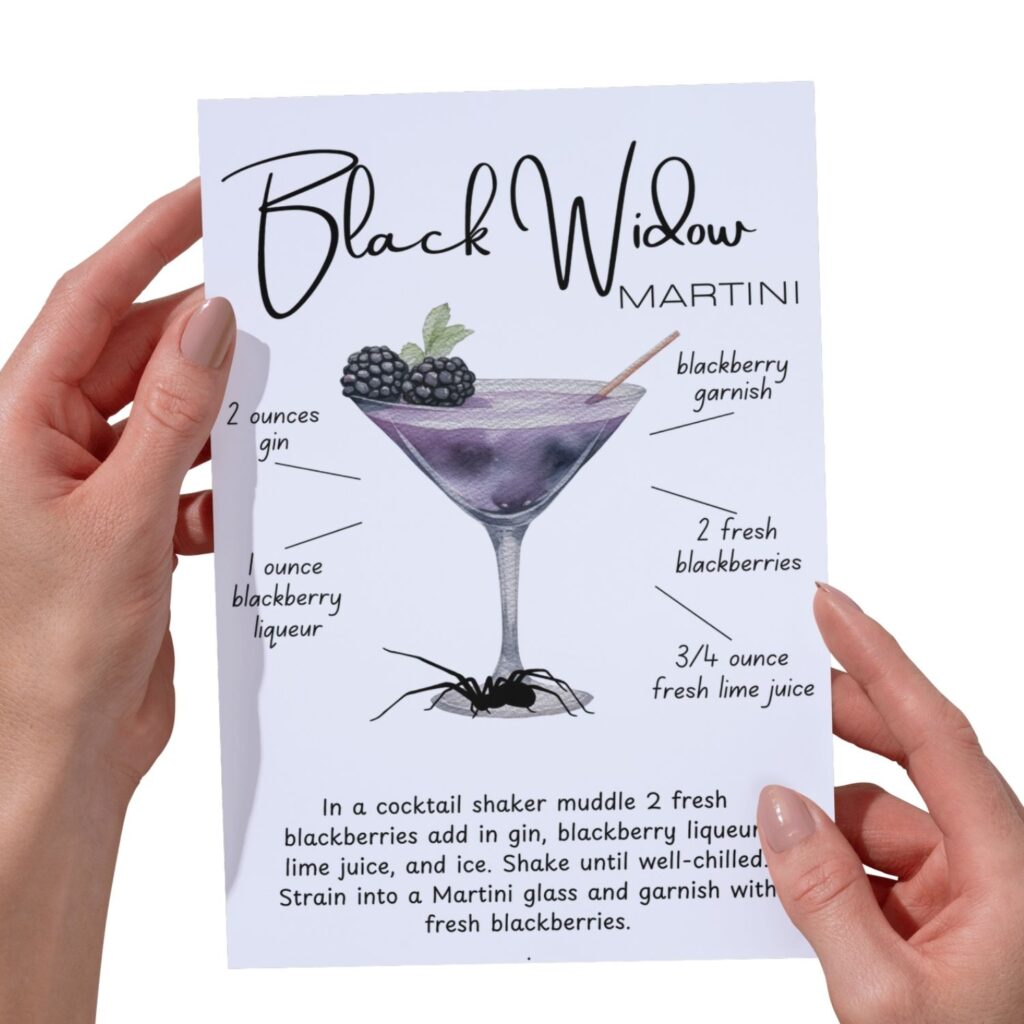 Black Widow Martini Black Widow Martini