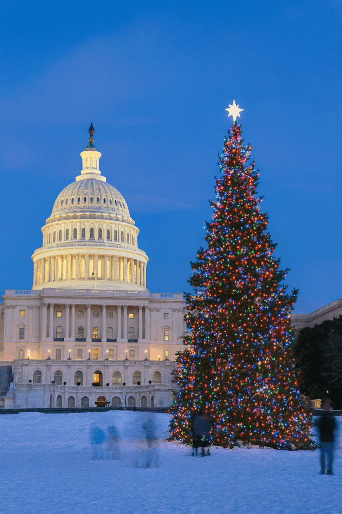 Washington DC Capitol at Christmas Time Washington DC Capitol at Christmas Time